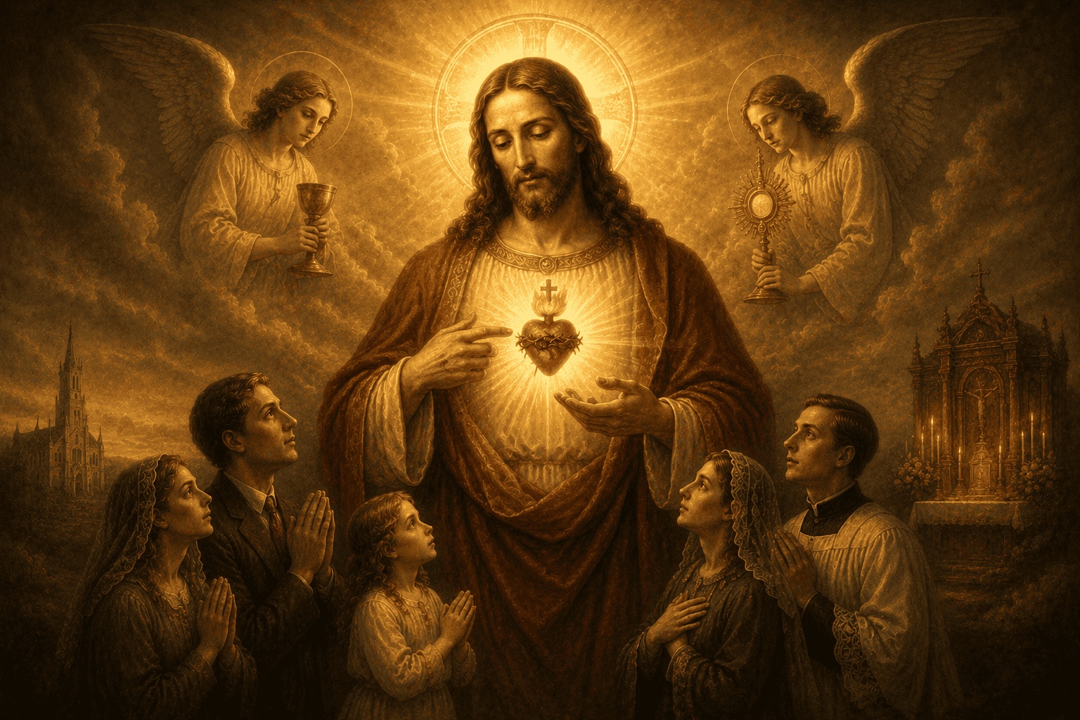 Novena do Sagrado Coração de Jesus: Quarta-feira (Primeiro dia) – Coração amável de Jesus