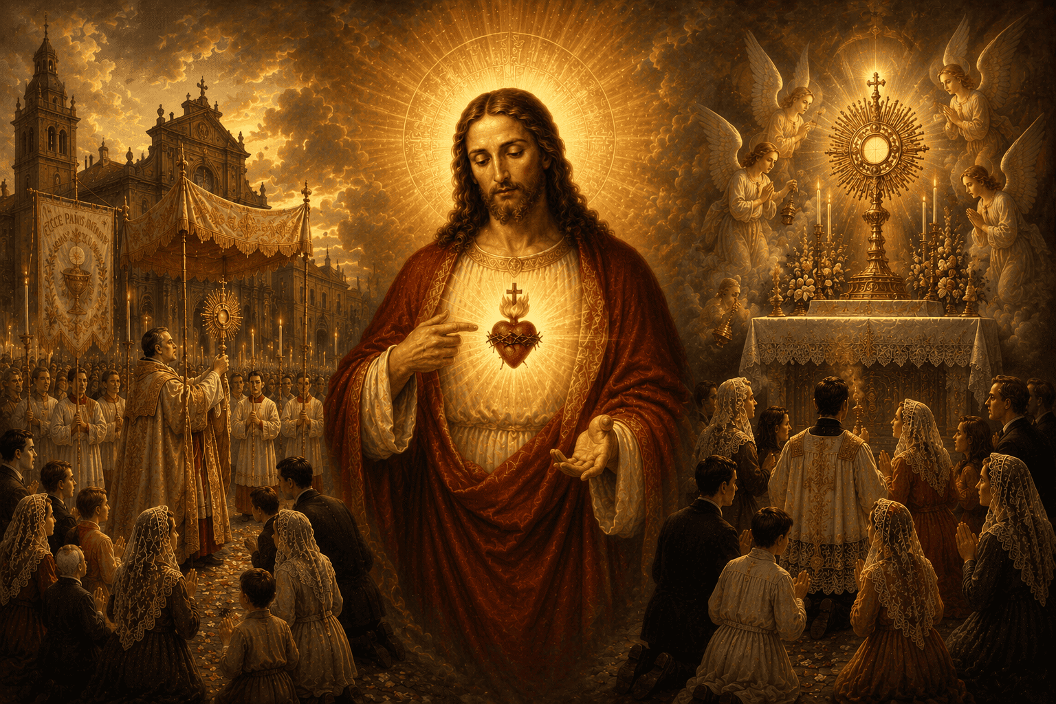 Novena do Sagrado Coração de Jesus: Quinta-feira (Segundo dia) – Solenidade do corpo de Deus