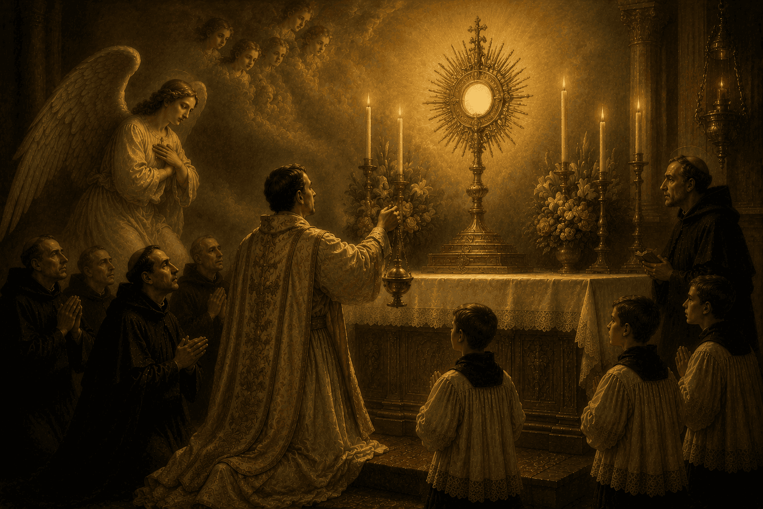 Quinta-feira (Quinta semana depois de Pentecostes) –Jesus no Santíssimo Sacramento, modelo de obediência