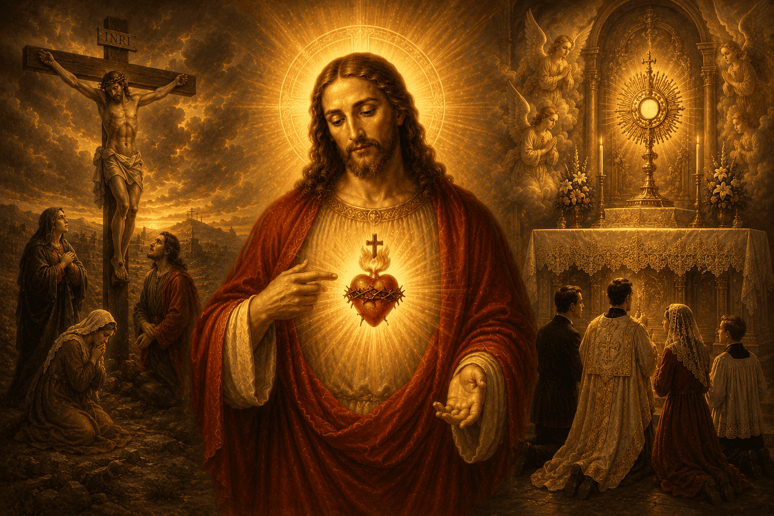 Novena do Sagrado Coração de Jesus: Sexta-feira (Terceiro dia) – Coração amante de Jesus