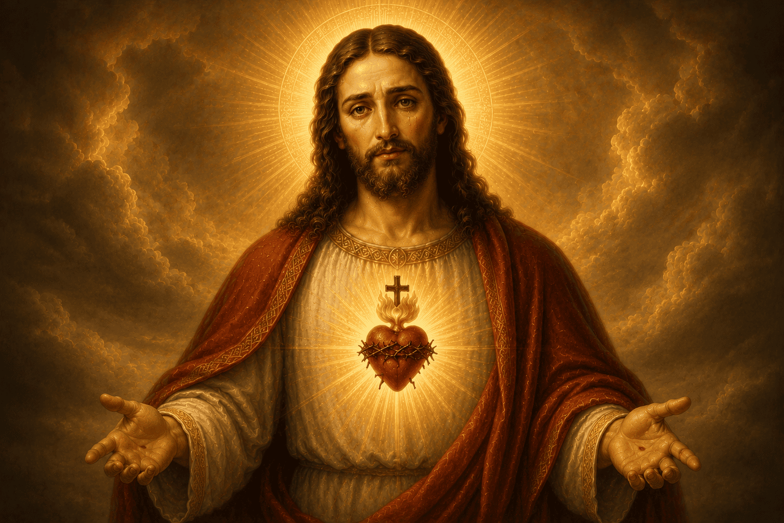 Novena do Sagrado Coração de Jesus: Domingo (Quinto dia) – Coração aflito de Jesus