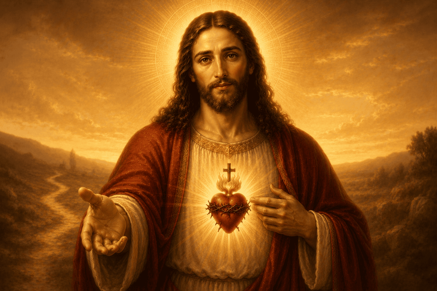 Novena do Sagrado Coração de Jesus: Segunda-feira (Sexto dia) – Coração misericordioso de Jesus