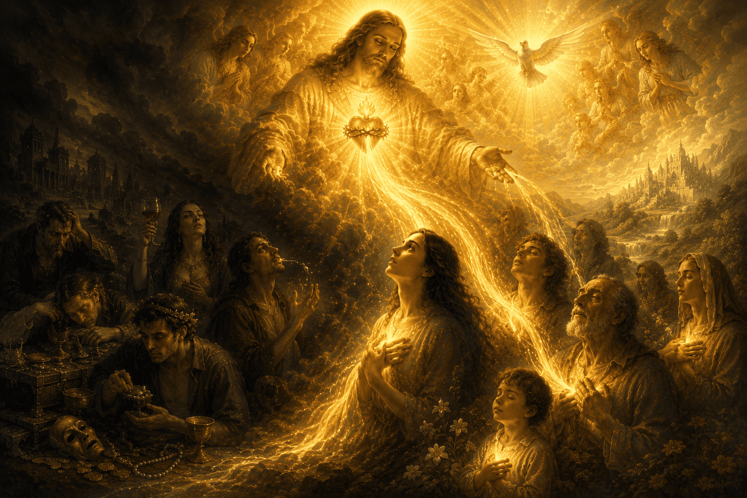 Novena do Espirito Santo: Domingo (Terceiro dia) – O amor é uma água que apaga a sede