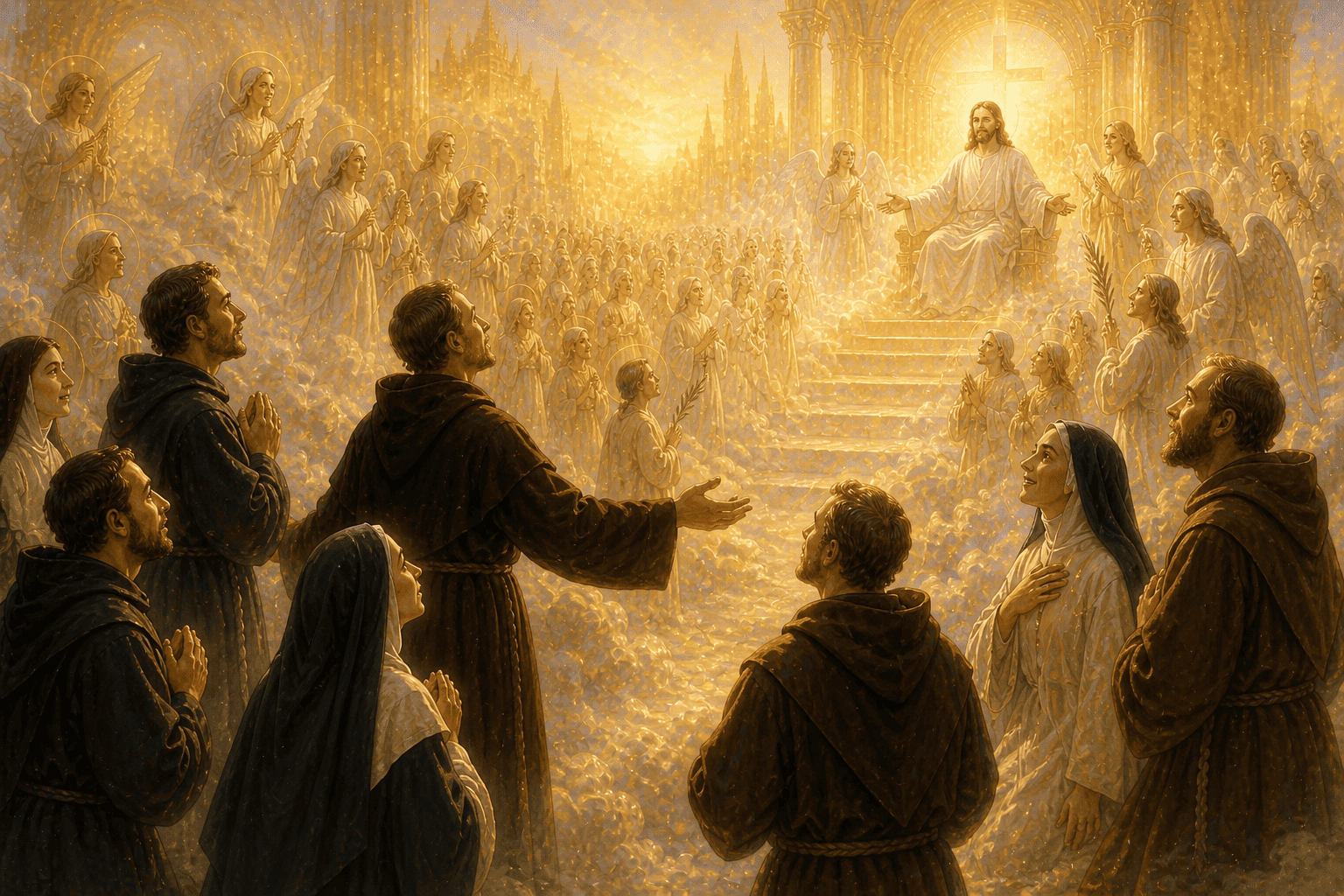 Terça-feira (Quinta Semana depois da Páscoa) –A glória imensa que gozam no céu os religiosos