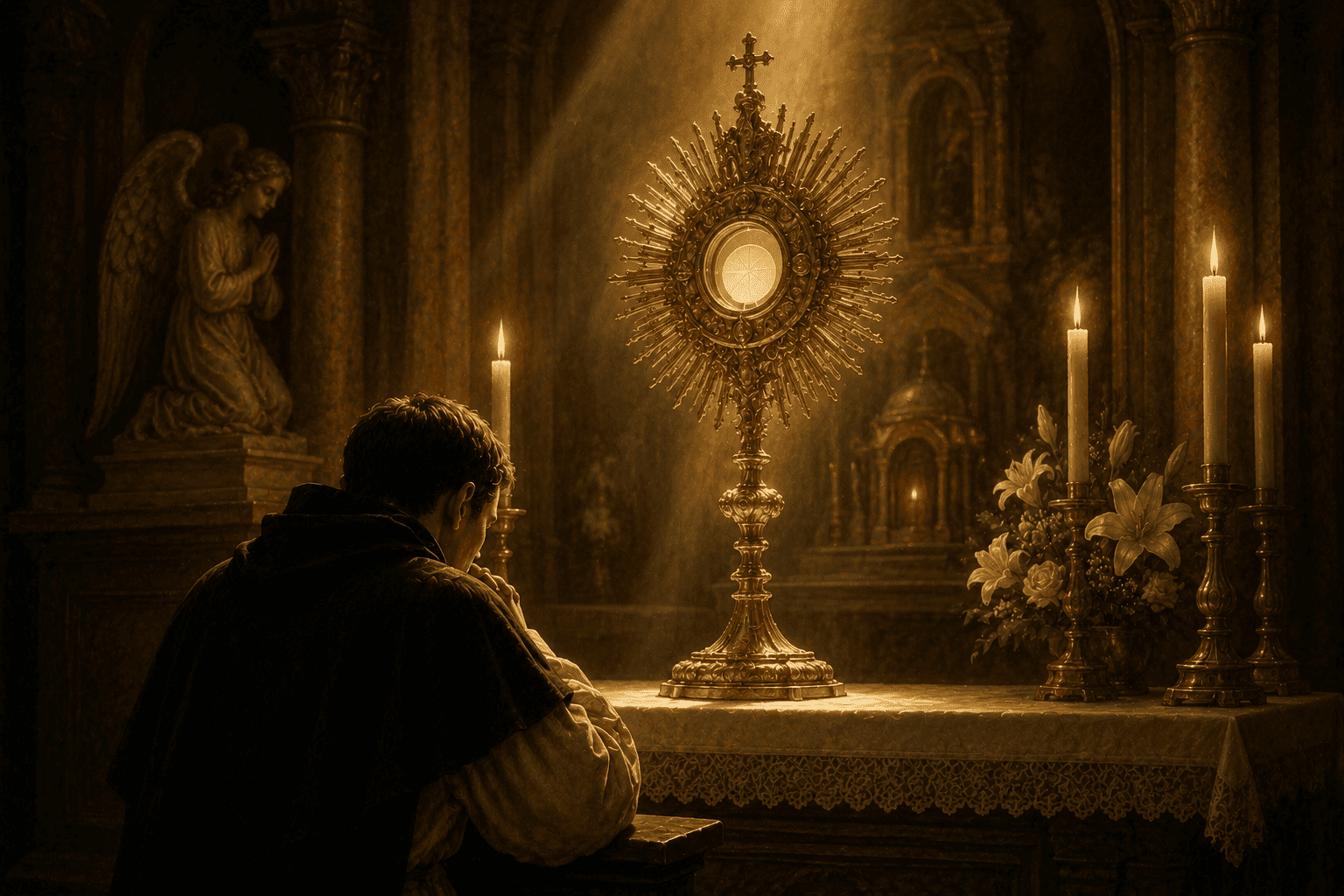 Quinta-feira(Sexta semana depois de Pentecostes) – Jesus no Santíssimo Sacramento é prisioneiro de amor