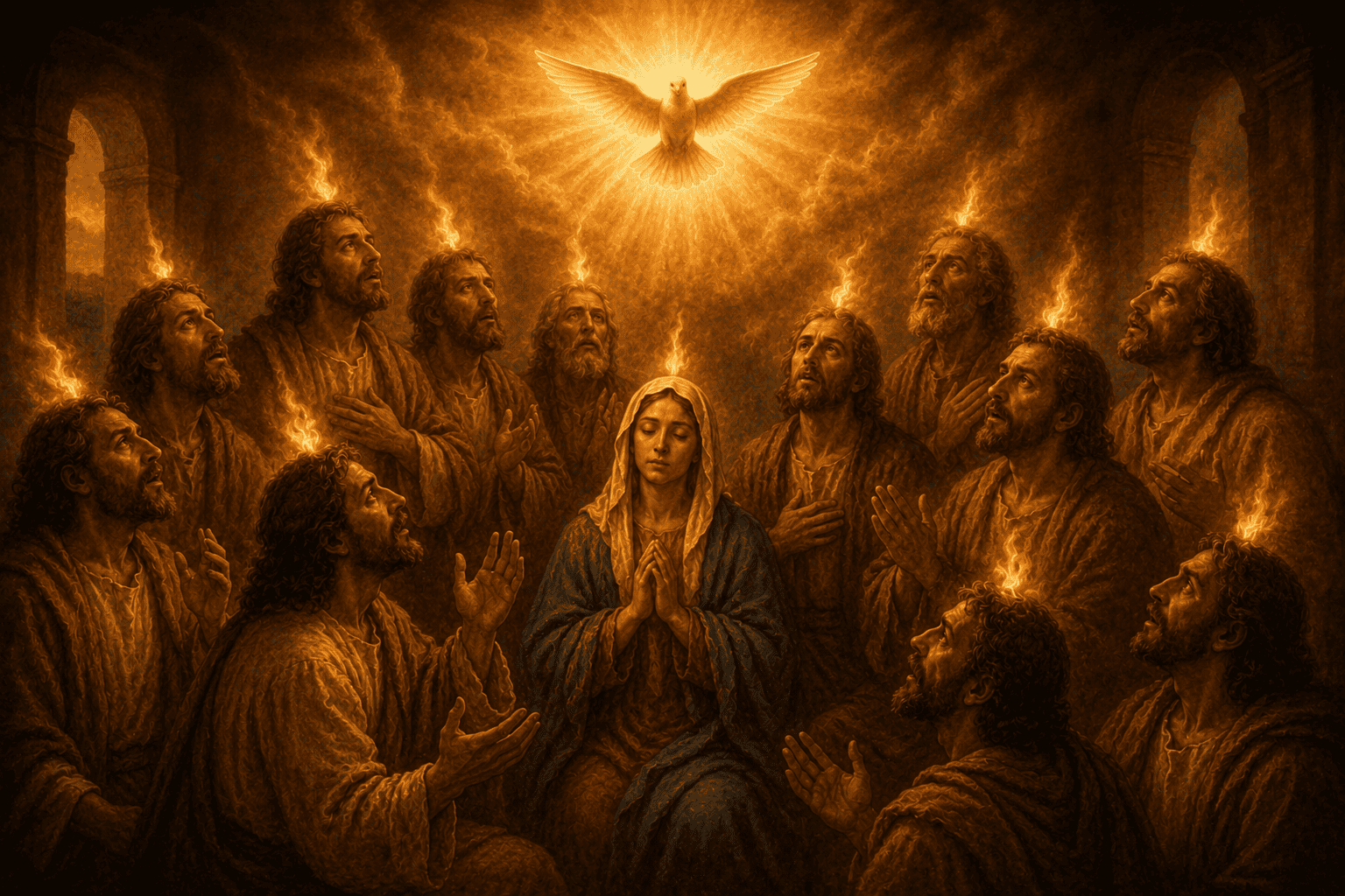 Novena do Espirito Santo: Sexta-feira (Primeiro dia) – O amor é um fogo que abrasa