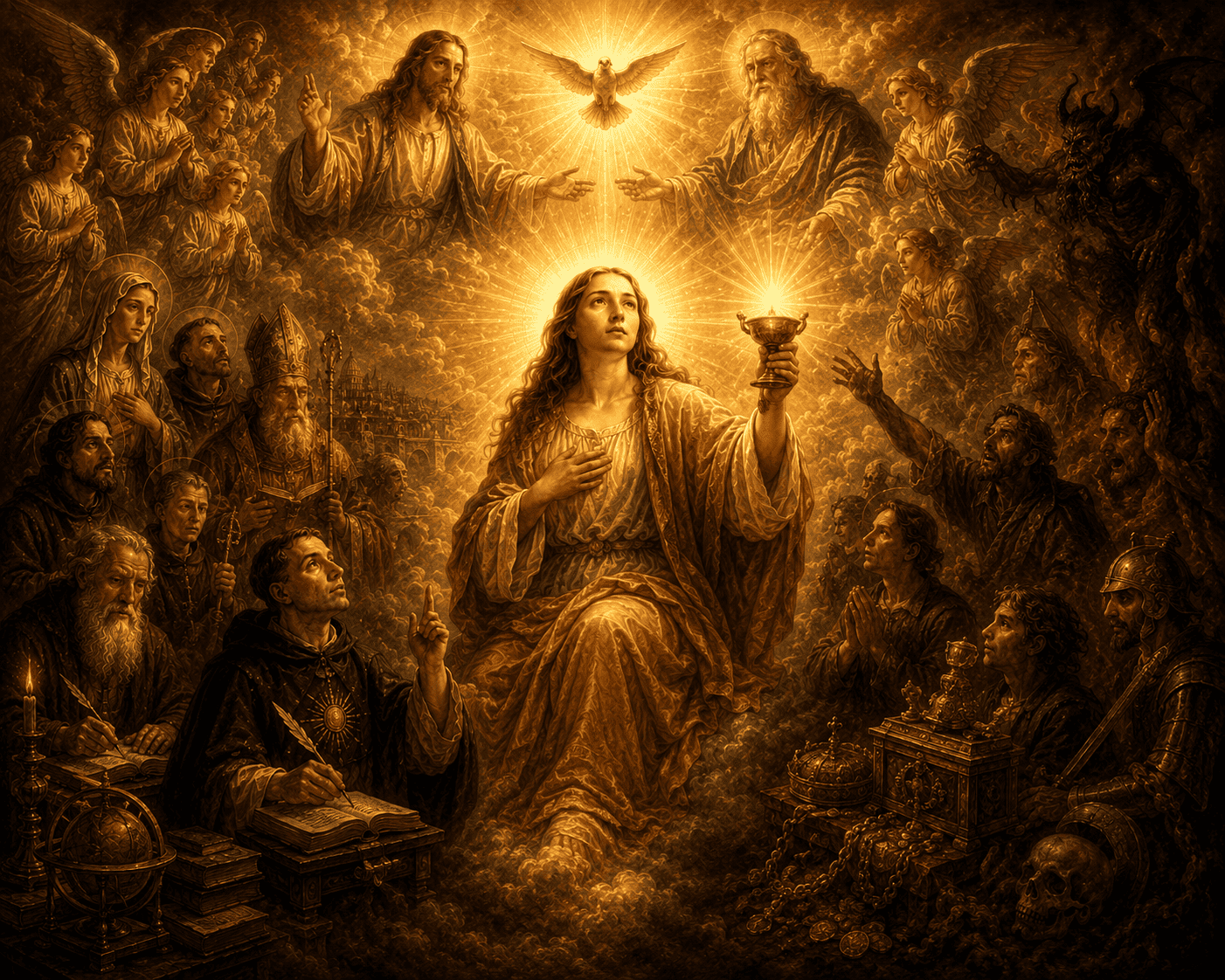Novena do Espirito Santo: Sábado (Segundo dia) – O amor é uma luz que esclarece