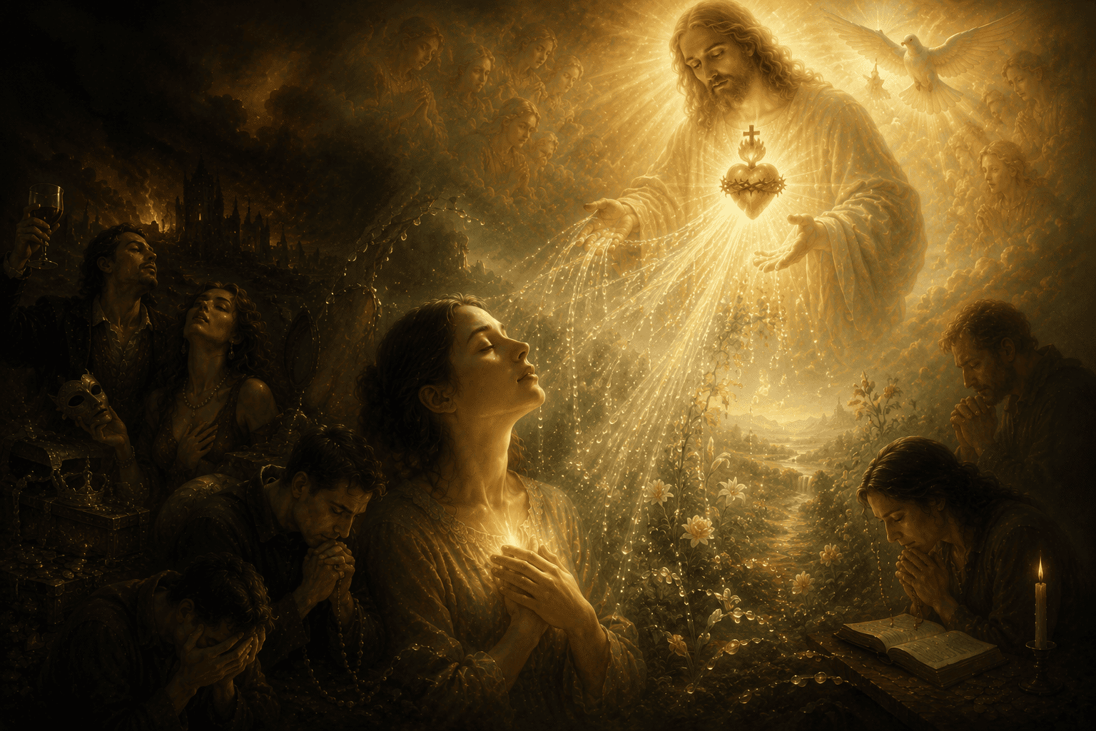 Novena do Espirito Santo: Segunda-feira (Quarto dia) – O amor é um orvalho que fertiliza